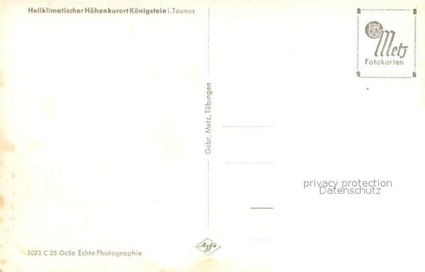 Koenigstein Taunus Teilansicht – Bild 2