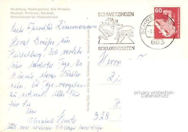 Heidelberg Neckar Neckargemünd Bad Wimpfen Mosbach Eberba – Bild 2