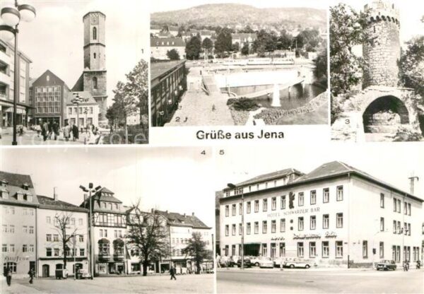 Jena Thueringen Johannisstrasse Stadtkirche Emil Höllei