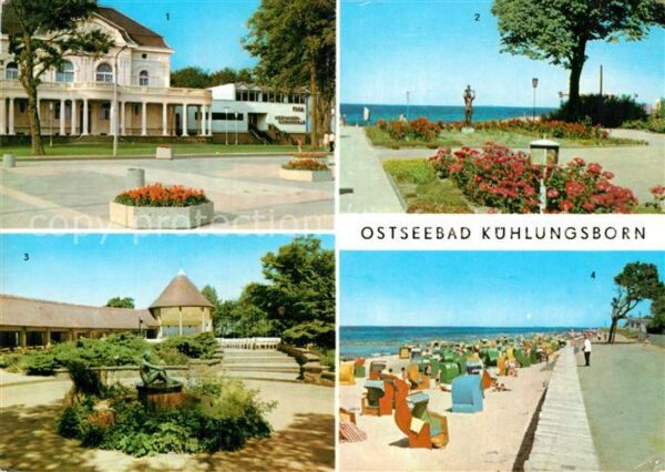 Kuehlungsborn Ostseebad Meerwasserschwimmhalle Strandpromenade