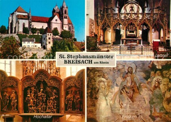Breisach Rhein Sankt Staphansmünster Lettner Hochaltar