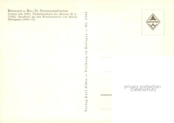 Breisach Rhein Sankt Staphansmünster Lettner Hochaltar – Bild 2
