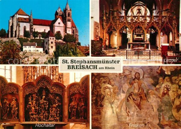 Breisach Rhein Sankt Stephansmünster Hochaltar Fresken