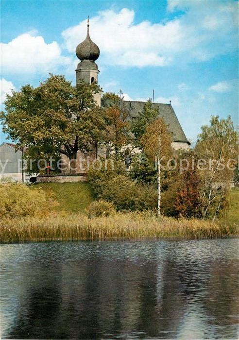 Seeon Klostersee Frauenkirche Bräuhausen