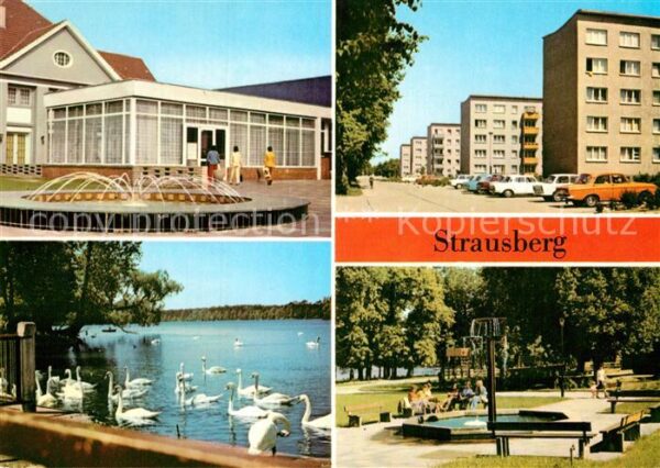 Strausberg Brandenburg Haus der NVA Klub am See Schwimmhalle A