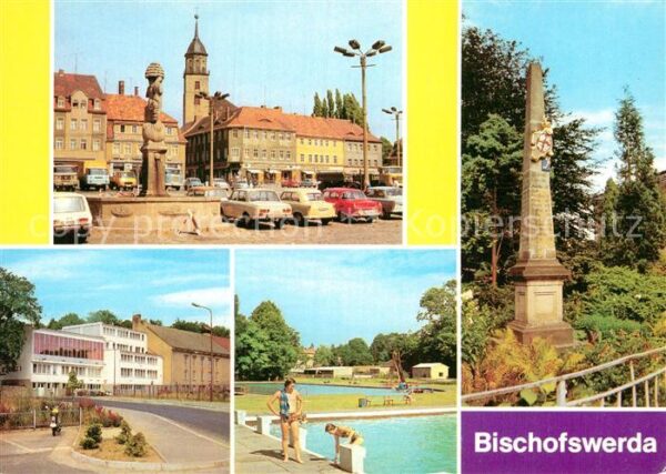 Bischofswerda Altmarkt Kreiskulturhaus Freibad Postsä