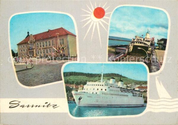 Sassnitz Ostseebad Ruegen Seemannsheim Fährschiff Sassnitz