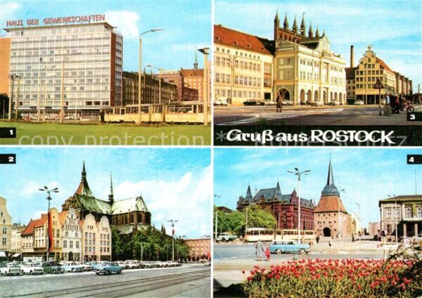 Rostock Haus der Gewerkschaften Thälmann Platz