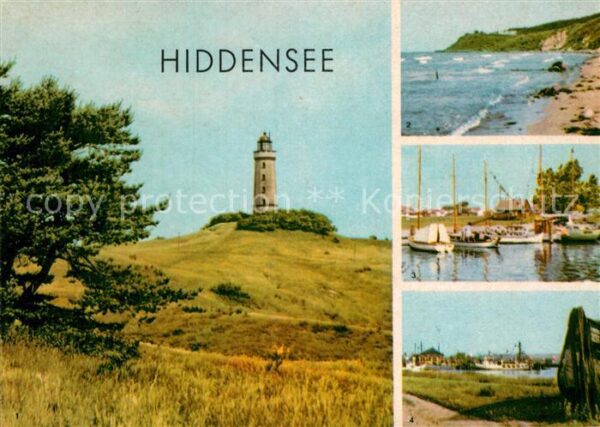 Insel Hiddensee Kloster Leuchtturm Strand Neuendorf Vit