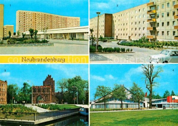 Neubrandenburg Juri Gagarin Ring Keplerstrasse Treptow