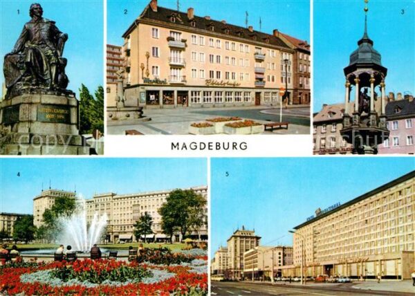 Magdeburg Otto von Guericke Denkmal Alter Markt M