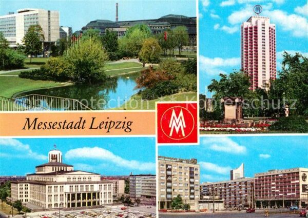 Leipzig Schwanenteich Interhotel Stadt Leipzig