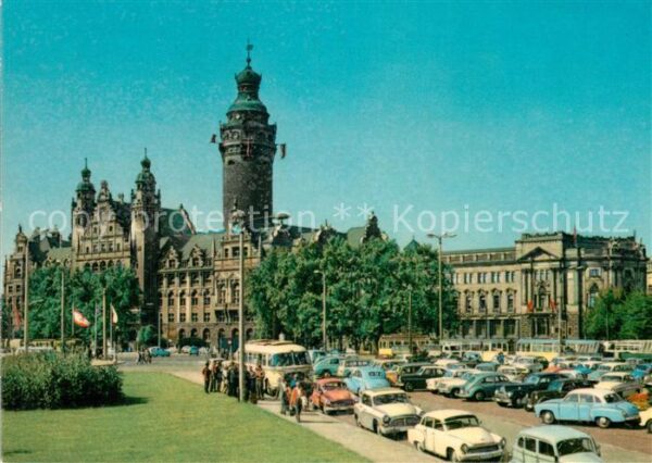 Leipzig Neues Rathaus Wilhelm Leuschner Platz