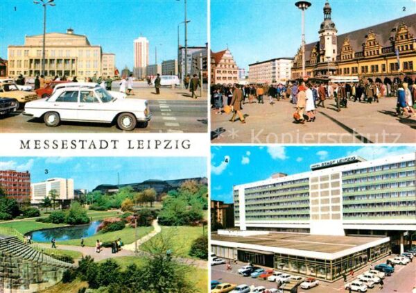 Leipzig Opernhaus Altes Rathaus Alte Waage Mark