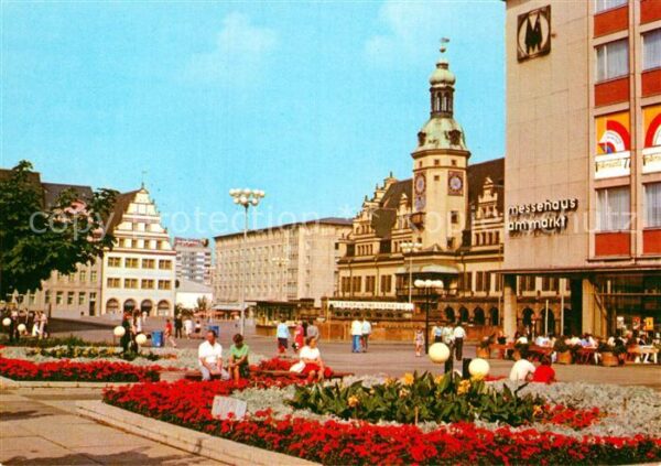 Leipzig Markt und Altes Rathaus