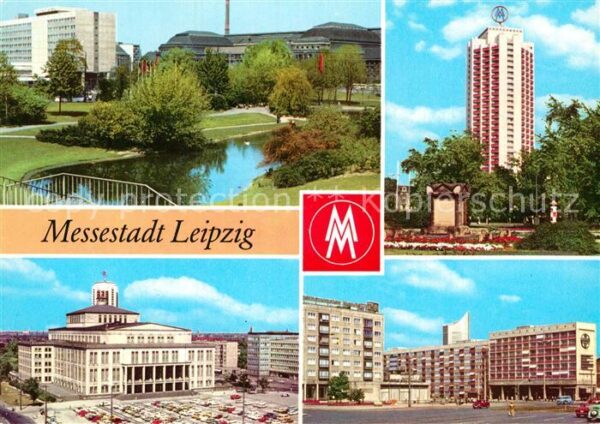 Leipzig Schwanenteich Interhotel Stadt Leipzig