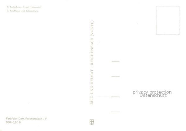 Aue Erzgebirge Kulturhaus Ernst Thälann Kaufhaus und O – Bild 2