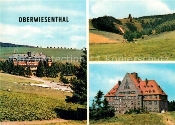 Oberwiesenthal Erzgebirge Ferienheim Aktivist Schanzen FDGB Höhen