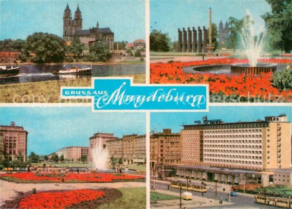 Magdeburg Dom Kulturpark Rotehorn Wilhelm Pieck A