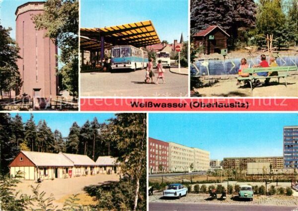 Weisswasser Oberlausitz Wasserturm Busbahnhof Tierpark Pionierl