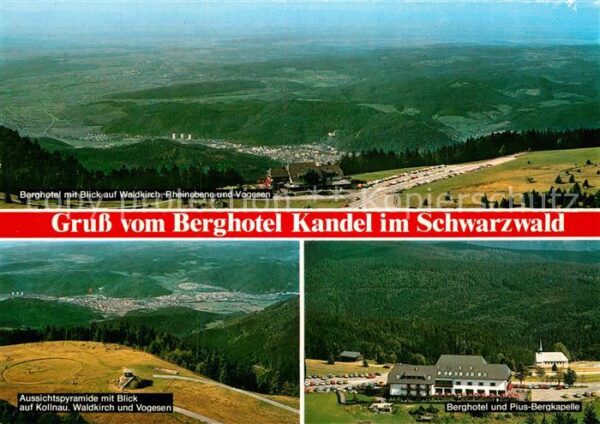 Kandel Breisgau Berghotel Pius-Bergkapelle Aussichtspyr