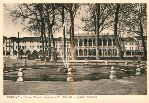 Padova Piazza Vittorio Emanuele II. Recinto e