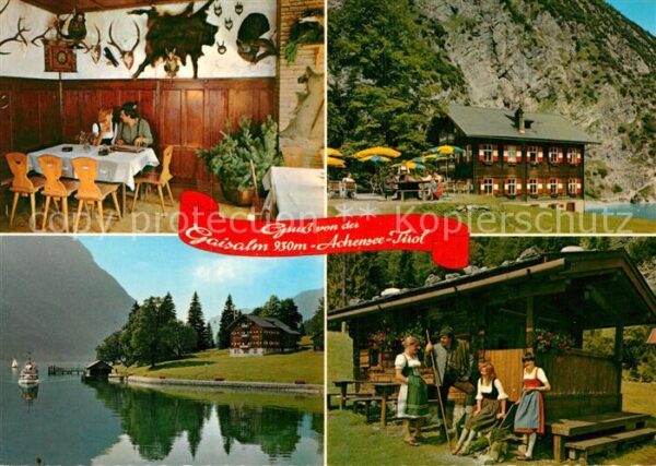 Achensee Gaisalm Jägerstüberl Andreas-Hofer-Hütt