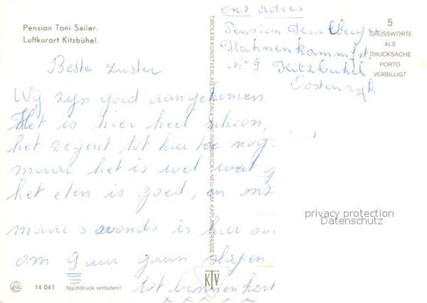 Kitzbuehel Tirol Pension Toni Sailer – Bild 2