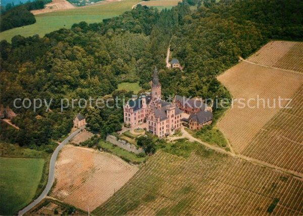 Bad Hoenningen Schloss Arenfels Fliegeraufnahme