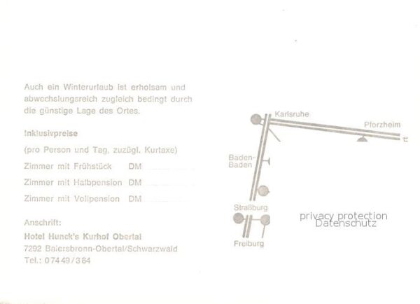 Obertal Baiersbronn Hotel Hunck's – Bild 2