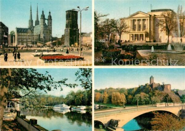 Halle Saale Markt Theater Saaletalsperre Burg Giebi