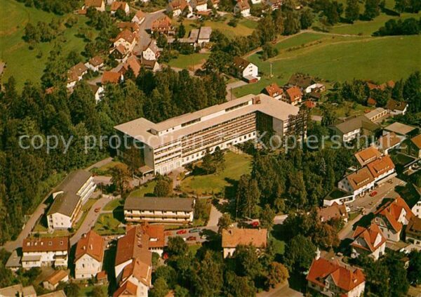 Schoemberg Schwarzwald Kurklinik der BfA Fliegeraufnahme