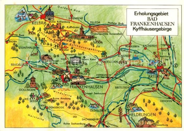 Bad Frankenhausen Kelbra Tileda Kachstedt Artern Oldisleb
