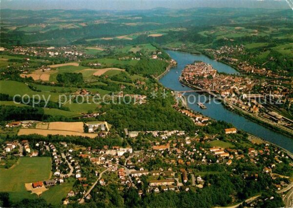 Passau Fliegeraufnahme Hacklberg Grubweg
