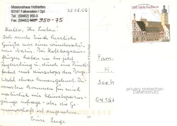 Falkenstein Oberpfalz Missionshaus Hofstetten – Bild 2