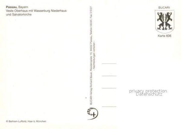 Passau Veste Oberhaus Wasserburg Niederhaus Sa – Bild 2