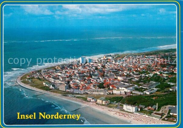 Norderney Nordseebad Fliegeraufnahme