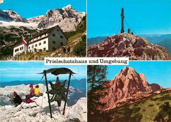 Prielschutzhaus Gipfelkreuz Spitzmauergipfel