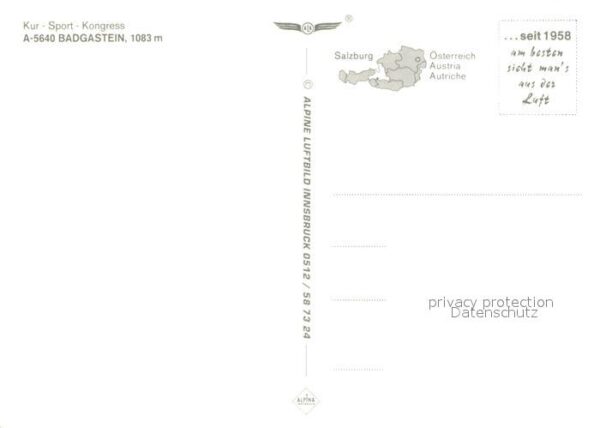 Badgastein Fliegeraufnahme – Bild 2