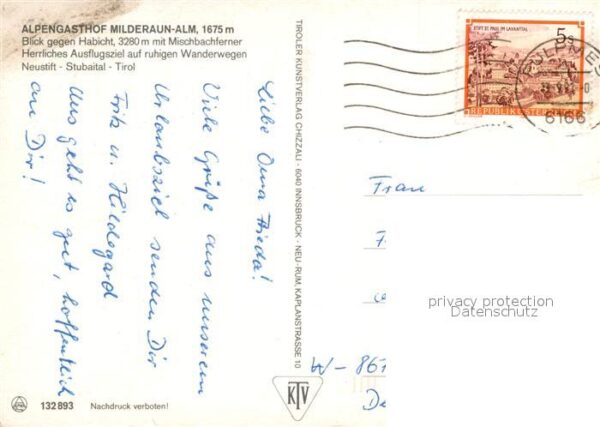 Neustift Stubaital Tirol Alpengasthof Milderaun-Alm – Bild 2