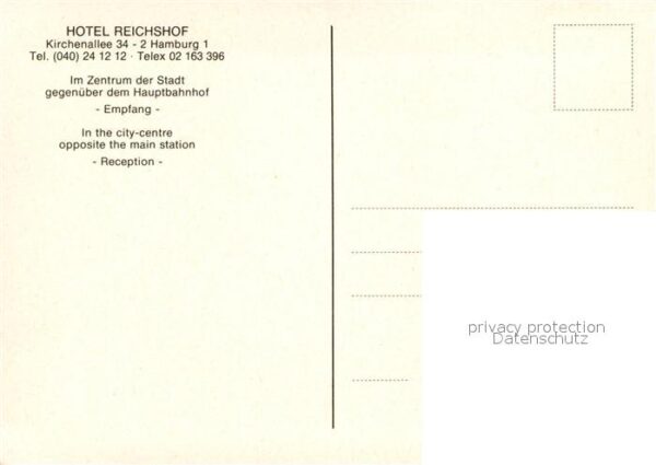 Hamburg Hotel Reichshof – Bild 2