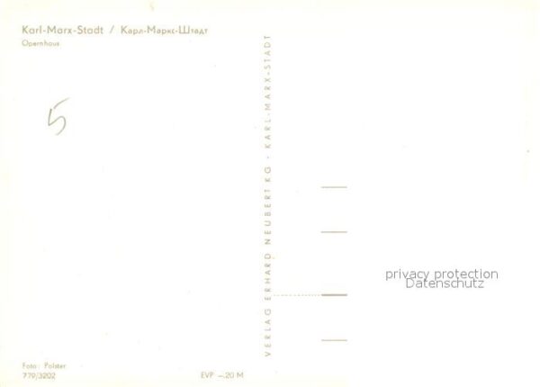 Karl-Marx-Stadt Opernhaus – Bild 2