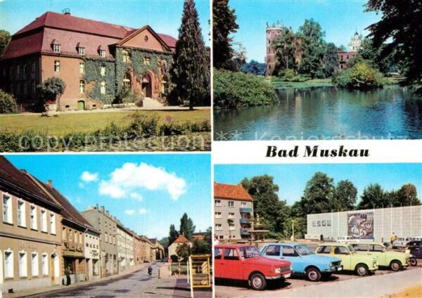 Bad Muskau Oberlausitz Moorbad Schlossruine Ernst-Thälmann-Str