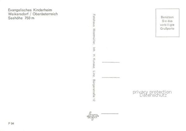 Weikersdorf Steinfelde Evangelisches Kinderheim – Bild 2