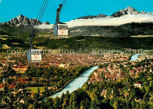 Innsbruck Nordkettenbahn Wagenkreuzung Serles Noc