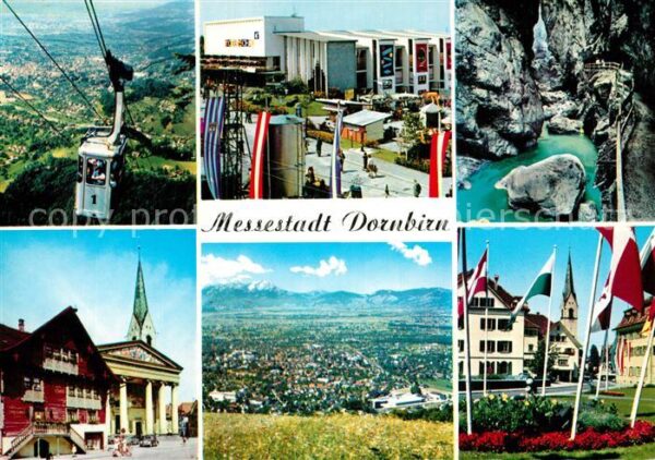 Dornbirn Vorarlberg Seilbahn Ortsansichten