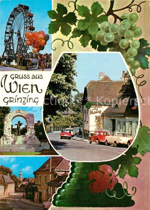 Grinzing Wien Riesenrad Johann Strauss Denkmal Heurig