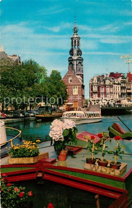 Amsterdam Niederlande Der Münzturm