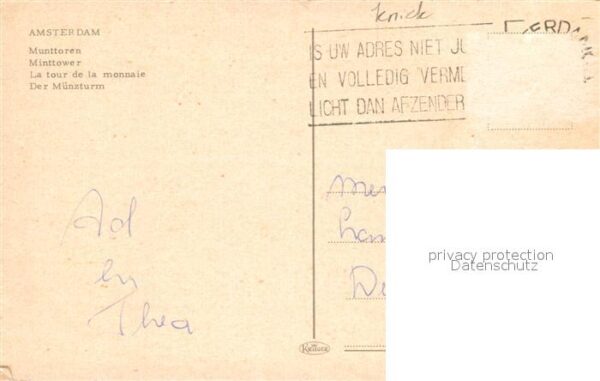 Amsterdam Niederlande Der Münzturm – Bild 2