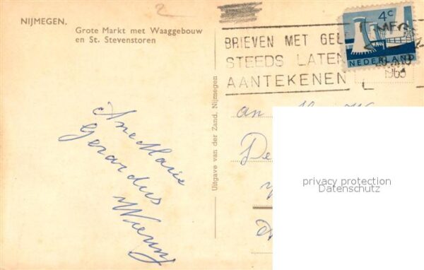 Nijmegen Grote Markt met Waagebouw en St Stevens – Bild 2